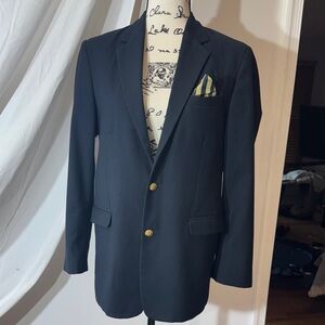 Oversized Women’s Nautica Navy Blazer with Gold Buttons